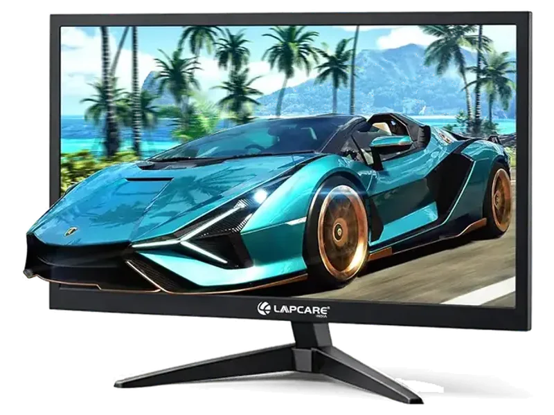 Lapcare LM195WDH 19 Inch(48.26CM) LED Display 16:10 1440x900 Pixel Ratio,Tilt Stand,Vesa Mount,HDMI + VGA Port (Black)
