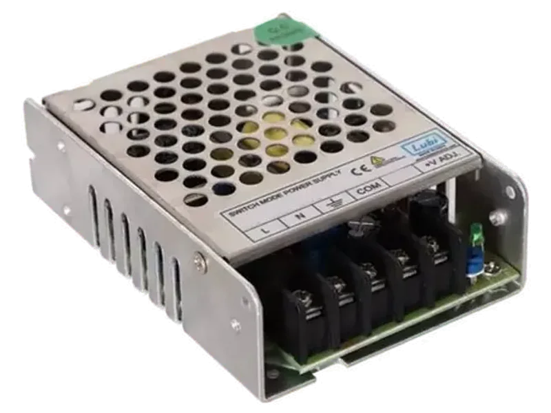 LUBI Switch Mode Power Supply Panel Mount 5 V Single Output 10 Amp, LESA50P5 50 Watts Computer PSU with 0 SATA Cables