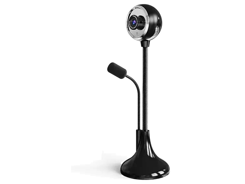 USB Desktop Stand-Up Camera, 1080P(2K) 30hz HD Streaming Webcam with Mic, 360° Rotation Portable Camera with Wide Angle Lens Suitable for Conference/Call/Web Class/Live Streaming