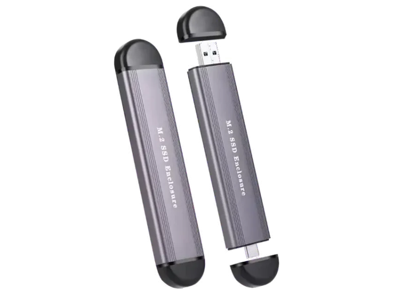 Carecase M.2 NVMe/NGFF SSD Enclosure USB 3.1 Gen2 10Gbps for 2242/2260/2280 2.5 inch Shock Resistant Water Proof M.2 NVMe/NGFF SSD Enclosure USB 3.1 Gen2