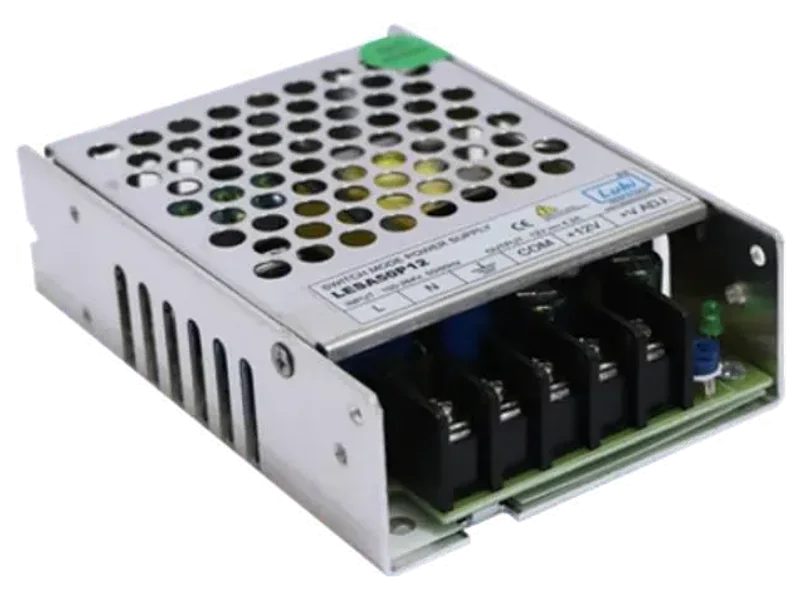 LUBI Switch Mode Power Supply Panel Mount 12 V Single Output 5.0 Amp, LESA60p12 60 Watts Computer PSU with 0 SATA Cables