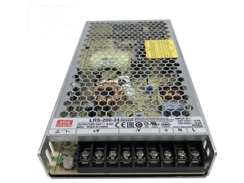 Mean Well LRS-200-24 SMPS , 24V 8.8A Panel Mount Smps 200 Watts Computer PSU with 0 SATA Cables