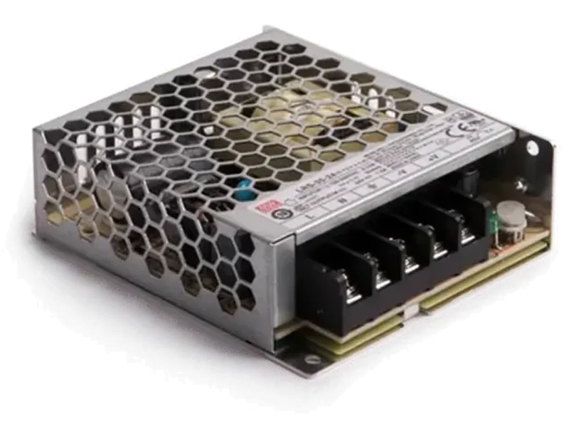 Mean Well LRS-35-24 , 24 Volt 1.45 Amp Panel Mount Power supply 35 Watts Computer PSU with 0 SATA Cables