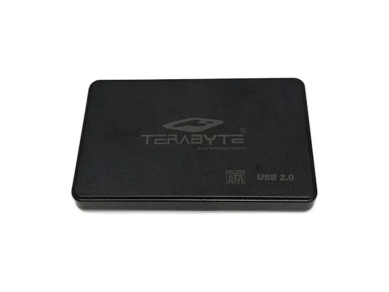 TERABYTE 2in1 USB 2.0 External Hard Drive Laptop Casing for 2.5" SSD/HDD 2.5 inch HDD Screwless Enclosure 2.5 inch External sata casing