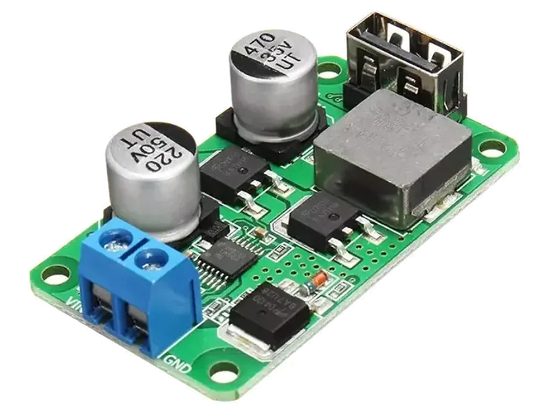 3pcs 5V 5A DC USB Buck High Efficiency Module USB Charging Step Down Power Board High Current Support QC3.0 Quick Charger Module Receivers Board