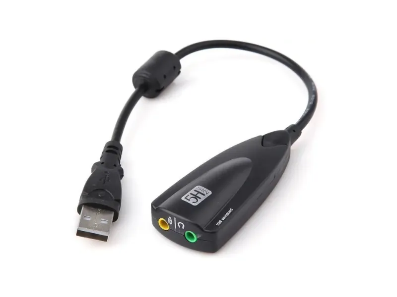 LipiWorld Sound Card 5hv2 Usb 7.1 With Channel Equalizer Usb 2.0 USB Adapter