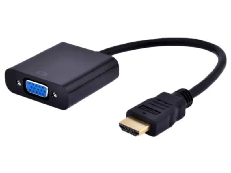 HOC TV-out Cable DUG_624D HDMI to VGA Cable compatible for laptop/PC/TV/Tablet/Projector/Xbox