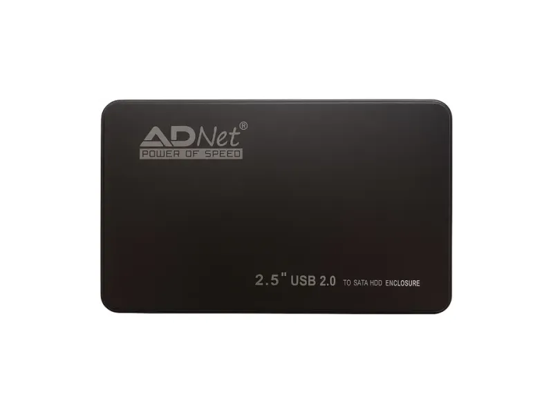 ADNet Hard Drive Enclosure 2.5 inch Shock Resistant Plug & Play