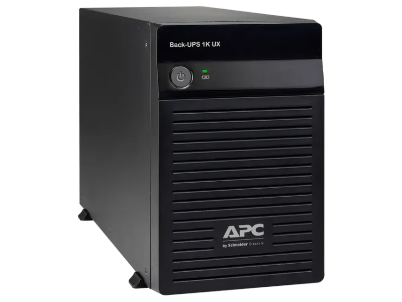 APC BACK-UPS BX1000UXI 1000VA/600W | 230V | 4 INDIA 3-PIN 6A OUTLETS OUTLETS | AUTOMATIC VOLTAGE REGULATION | LED STATUS DISPLAY | WITHOUT BATTERY WITH SELECTABLE CHARGER | SEALED MAINTENANCE-FREE & TUBULAR COMPATIBLE | USER REPLACABLE BATTERY