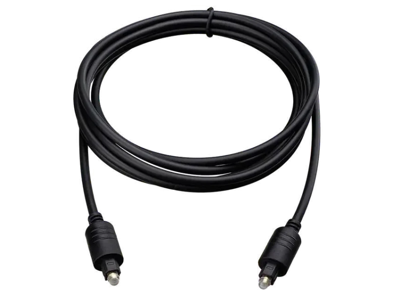 BHUIYAA TV-out Cable 1.5 Meter Toslink Digital Fiber Optical Cable (Black)