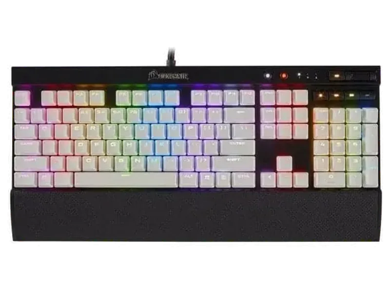 CORSAIR Gaming PBT Double shot Keycaps Full 104/105-Keyset ( White )