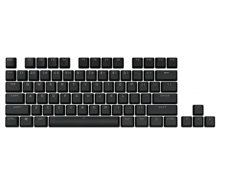 CORSAIR PBT Double Shot Pro Keycap Mod Kit (Onyx Black)