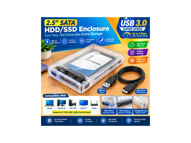 DataVolt 3.0 HDD/SSD Enclosure 2.5 inch HDD/SSD Enclosure