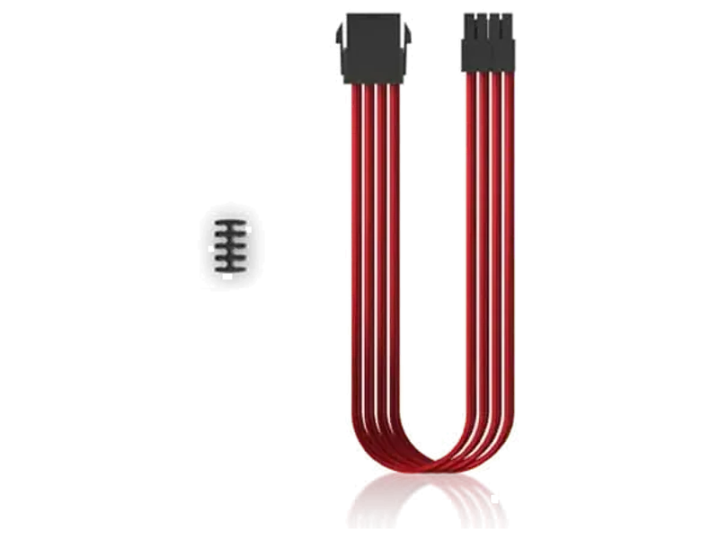 Deepcool Sleeved Extender 8 PIN CPU Red (EC300-CPU8P-RD) Cable