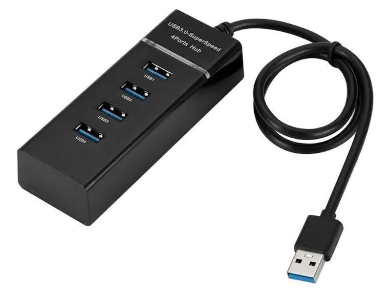 Etake 4 Port USB HUB 3.0 Usb Hub For Pendrive, Mouse, Keyboard, Printer, PC, Laptop USB Adapter