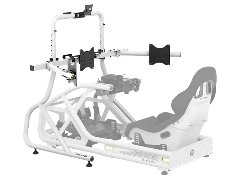 Fanatec ClubSport Cockpit Monitor Stand Triple Monitor Expansion Kit, CRD-9060004-WW (White)