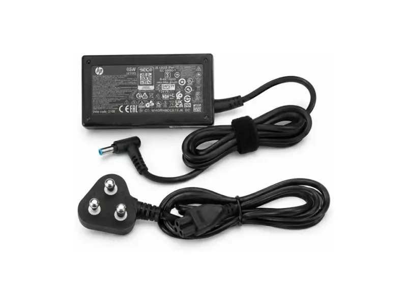 HP 65W Laptop Adapter Charger 4.5mm Blue Pin Fast Charger Cable Power Cord 65 W Adapter
