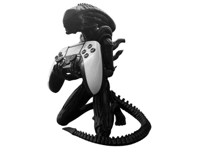 MythosLab 3D Printed Xenomorph Remote Stand for PlayStation & TV Remote Gaming Accessory Kit