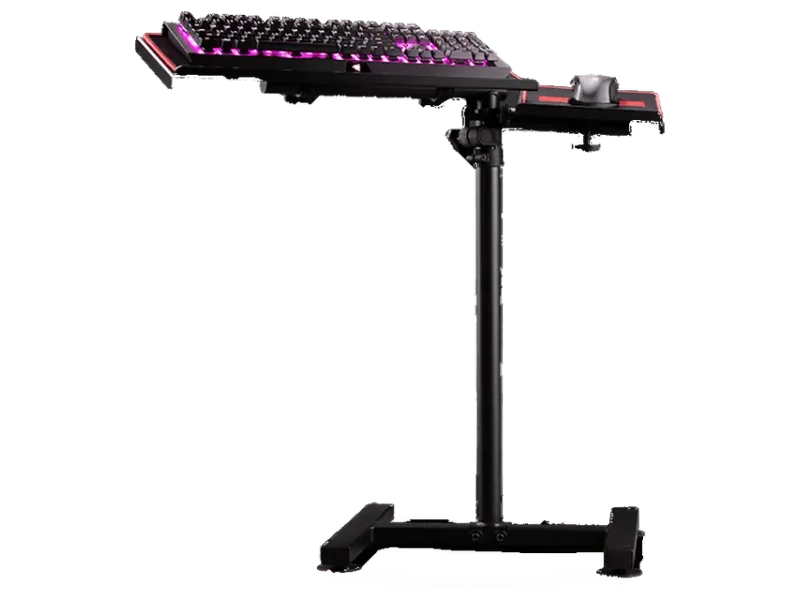 NEXT LEVEL Racing Free Standing Triple Monitor Stand (NLR-A010) And Free Standing Keyboard And Mouse Tray (NLR-A012)