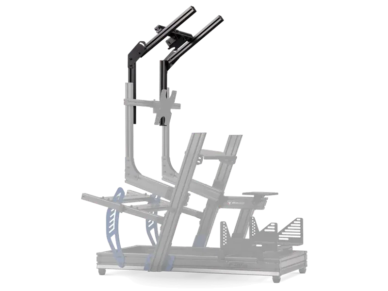NEXT LEVEL Racing F-GT Elite Direct Mount Overhead Monitor Add-On- Carbon Grey NLR-E016