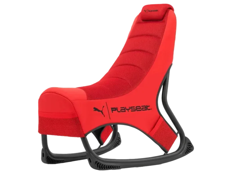 Playseat | PUMA Gaming Seat | ActiFit Material | MotionForce Stand for Optimal Hold | Multiple Pockets for Easy Access | Gaming Chair with Best Comfort | Red