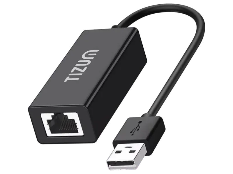 Tizum USB 3.0 to Ethernet Adapter| USB to RJ45 Gigabit Wired Ethernet Lan Adapter compatible with Linux, Mac, Ubuntu, Windows