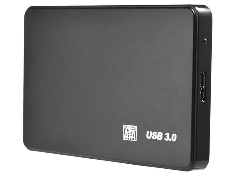 RuhZa External Portable 2.5" HDD Case, SATA Hard Disk case, USB 3.0 2.5 inch External 2.5 inch Shock Resistant External Hard Disk Case