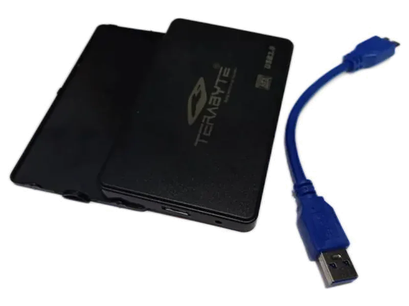 TERABYTE USB 3.0 Laptop Casing 2.5" HDD/SSD 2 in 1 Screwless SATA External Hard Drive Enclosure for Laptop Hard Disks 2.5 inch LAPTOP CASING USB 3.0