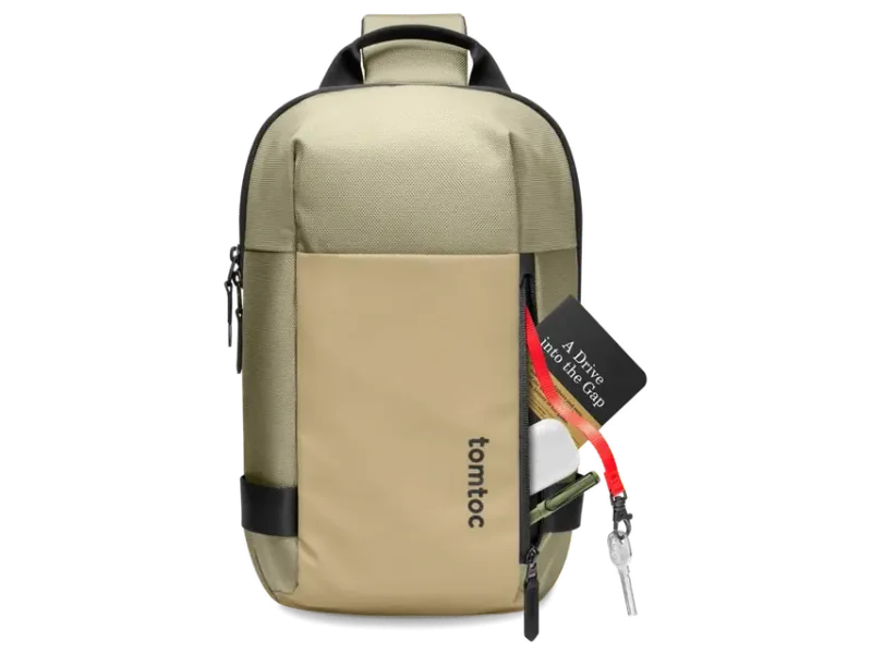 TOMTOC NAVIGATOR-T24 SLING BAG 11 INCH/5L-KHAKI