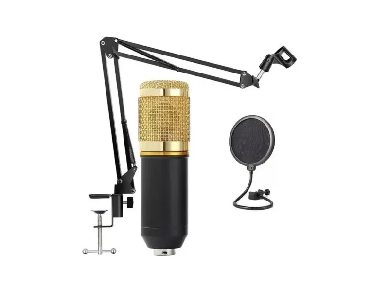 TRUDO Studio Recording Microphone with Shock Mount & Cable Microphone
