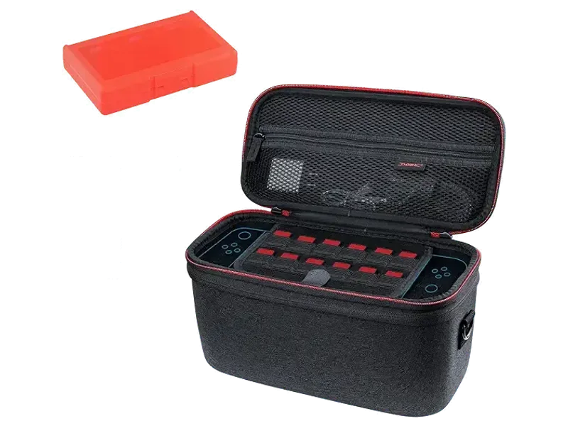 New World For Nin-tendo Switch 2 Console Carrying Case Storage bag ,Travel Bag EVA Crossbody Bag with Game Card Storage Box ( No Switch 2 console included)