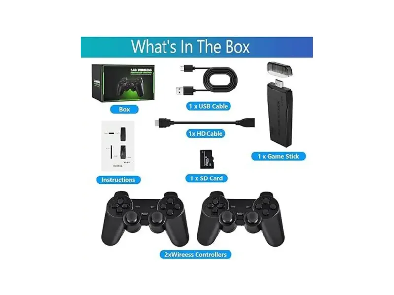 SSR 2.4G GAME CONSOLE 64 GB with 20000 PLUS