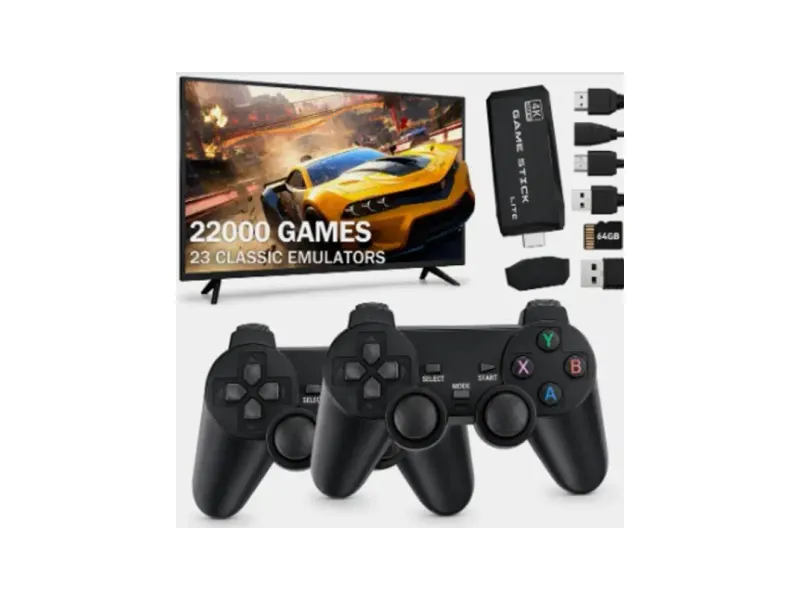 StyleNeste HGW-M22-WHITE-6464 64 GB with 30000+ Built-in Retro & Classic Games