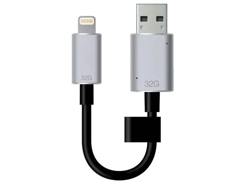 Carecase OEM 32GB USB 3.0 Lexar JumpDr C20i 32 GB OTG Drive Compatible with Mobile Lightning, USB 3.0 Metal Case