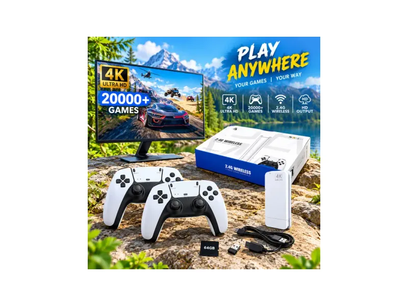 StyleNeste M15 Gaming Pro Play Max ZTT 64 GB with Mario, Crash, GTA, Zelda, Sonic, Tekken3, Street Fighter