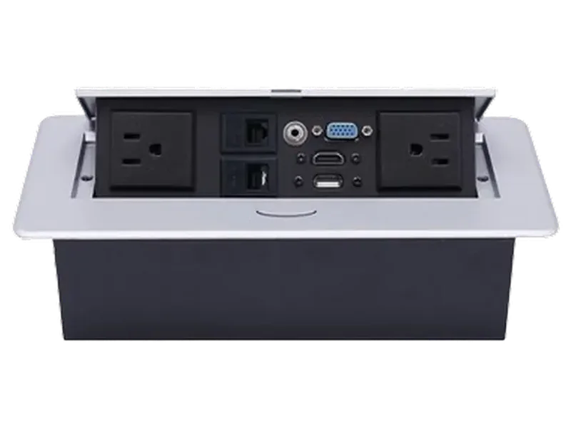 ANT ESPORTS AEMDS412 Table Pop Up Power Outlet (Black)
