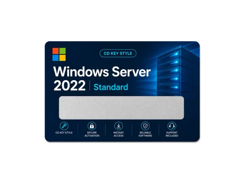 Gamework WS2022STD-CDKEY05 Standard Key Card Physical delivery Edition x32 x64 Operating System License