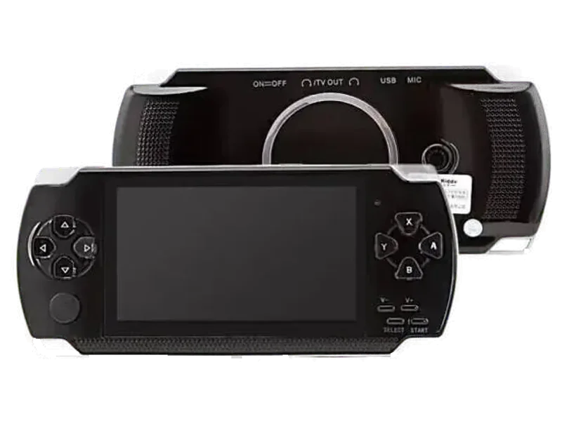 Clubics 32 bit PSP Kids Video Game with Different HD Video Games (Black) Limited Edition