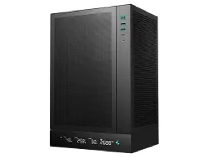 Deepcool CH170 DIGITAL Vertical Mini-ITX Case Black (R-CH170-BKNPI0D-G-1)