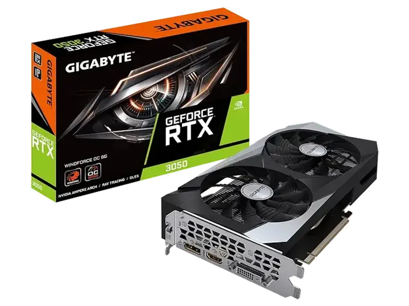 GIGABYTE GV-N3050WF2OC-8GD PCI_E GDDR6