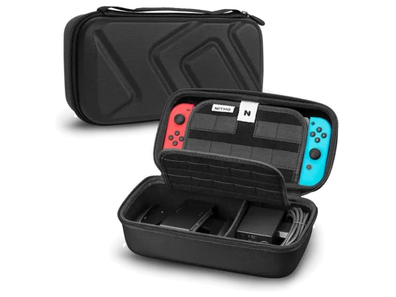 Nitho Switch / Switch LITE Armour CASE XL Carry Case Gaming Accessory Kit