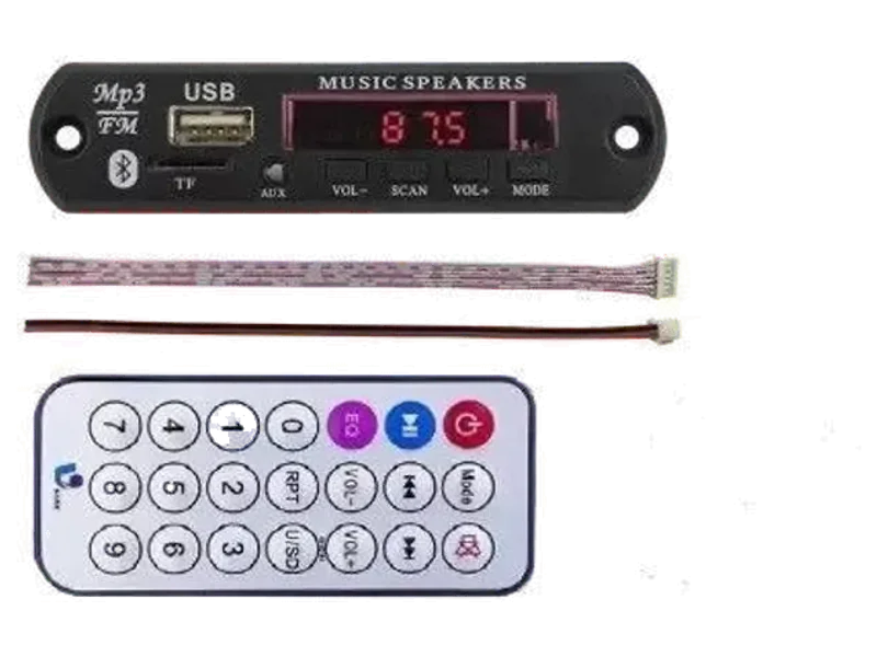 BALRAMA Bluetooth MP3 Decoding Board Module with / USB / FM / AUX / TF Card Sound Recorder and Sound Circuit