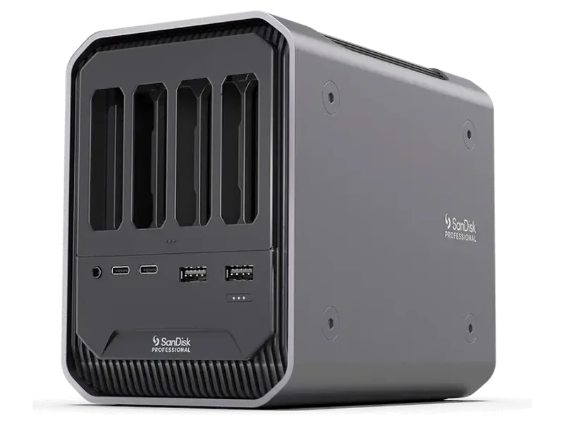 SANDISK PROFESSIONAL - PRO-DOCK 4;USB-C PORT - SDPD14F-0000-MBAAD, GRAY