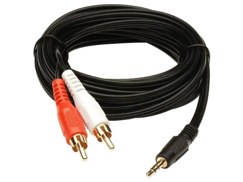 SRIGEETA TV-out Cable TV-out Cable Male To 2 RCA Male Stereo Audio Cable