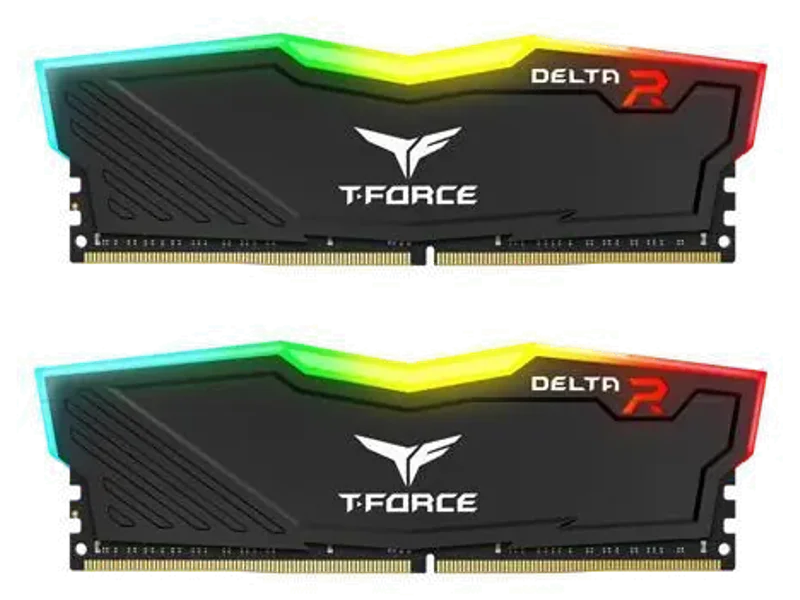 Team Group DELTA RGB 16GB (2X8GB) 3600 MHz DDR Black Memory TF3D416G3600HC18JDC01