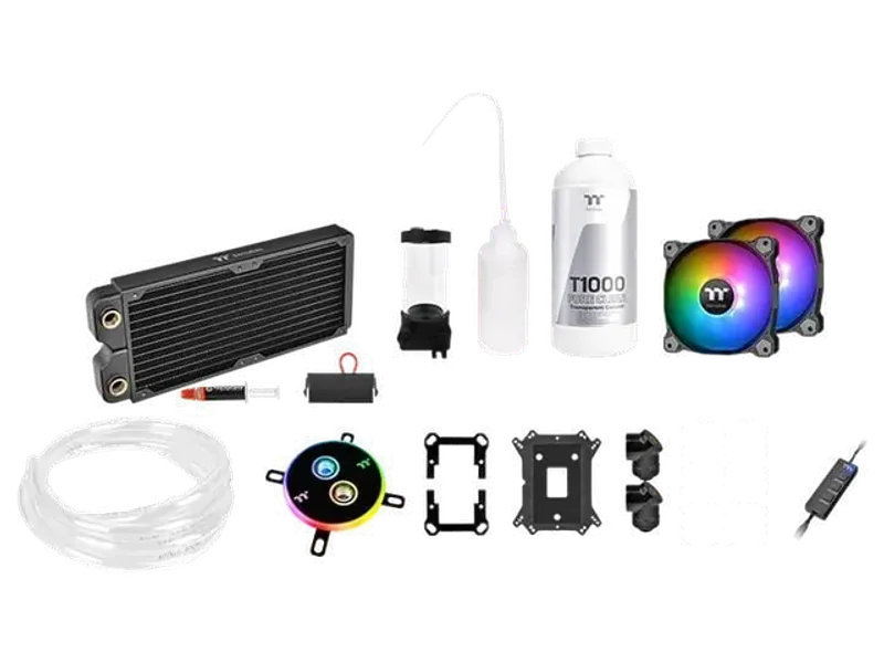 THERMALTAKE Pacific C240 DDC Soft Tube Water Cooling Kit (Black)