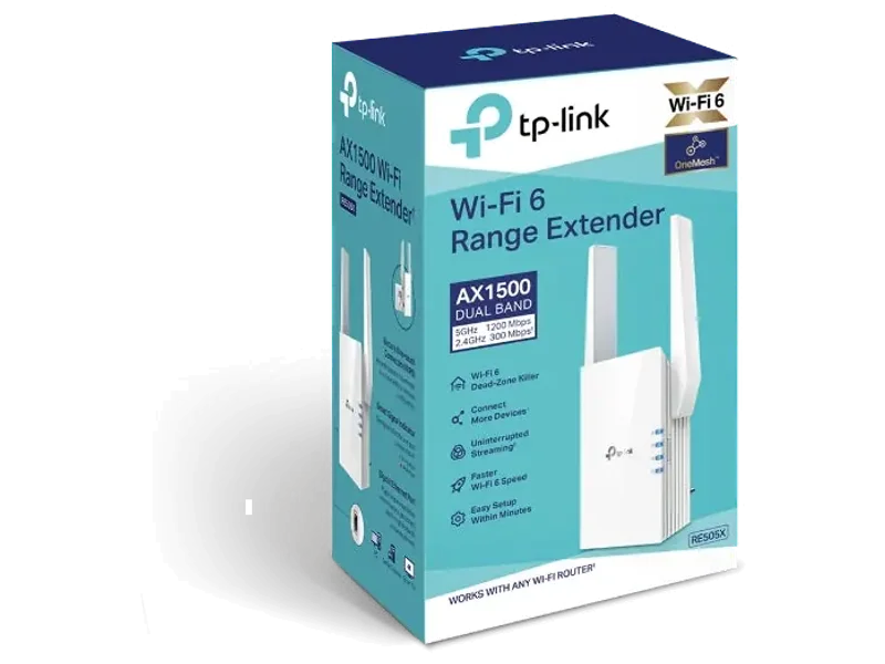 TPLink RE505X AX1500 Wi-Fi Range Extender