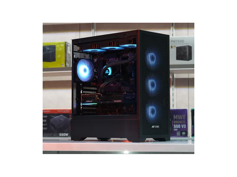 NovaStrike RX9070 XT Ryzen 5 9600X Gaming PC