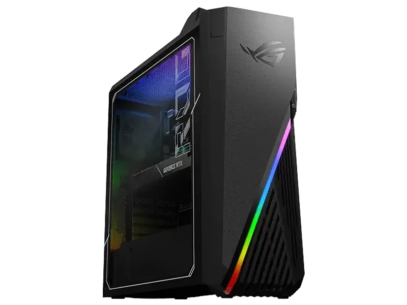 ASUS ROG Strix GA15DH Gaming Desktop PC, AMD Ryzen 7 3800X, GeForce RTX 2070 SUPER, 16GB DDR4 RAM, 512GB PCIe SSD + 1TB HDD, Wi-Fi 5, Windows 10 Home, GA15DH-AH772, Star Black