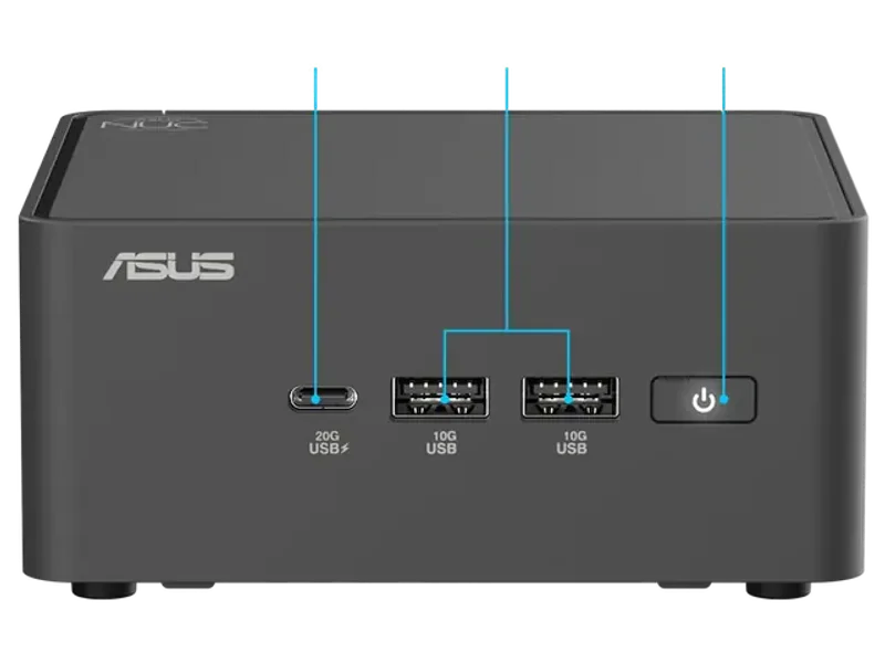 ASUS NUC 15 Pro Kit NUC15CRHU7 CORE ULTRA 7-255H Barebone Mini Pc
